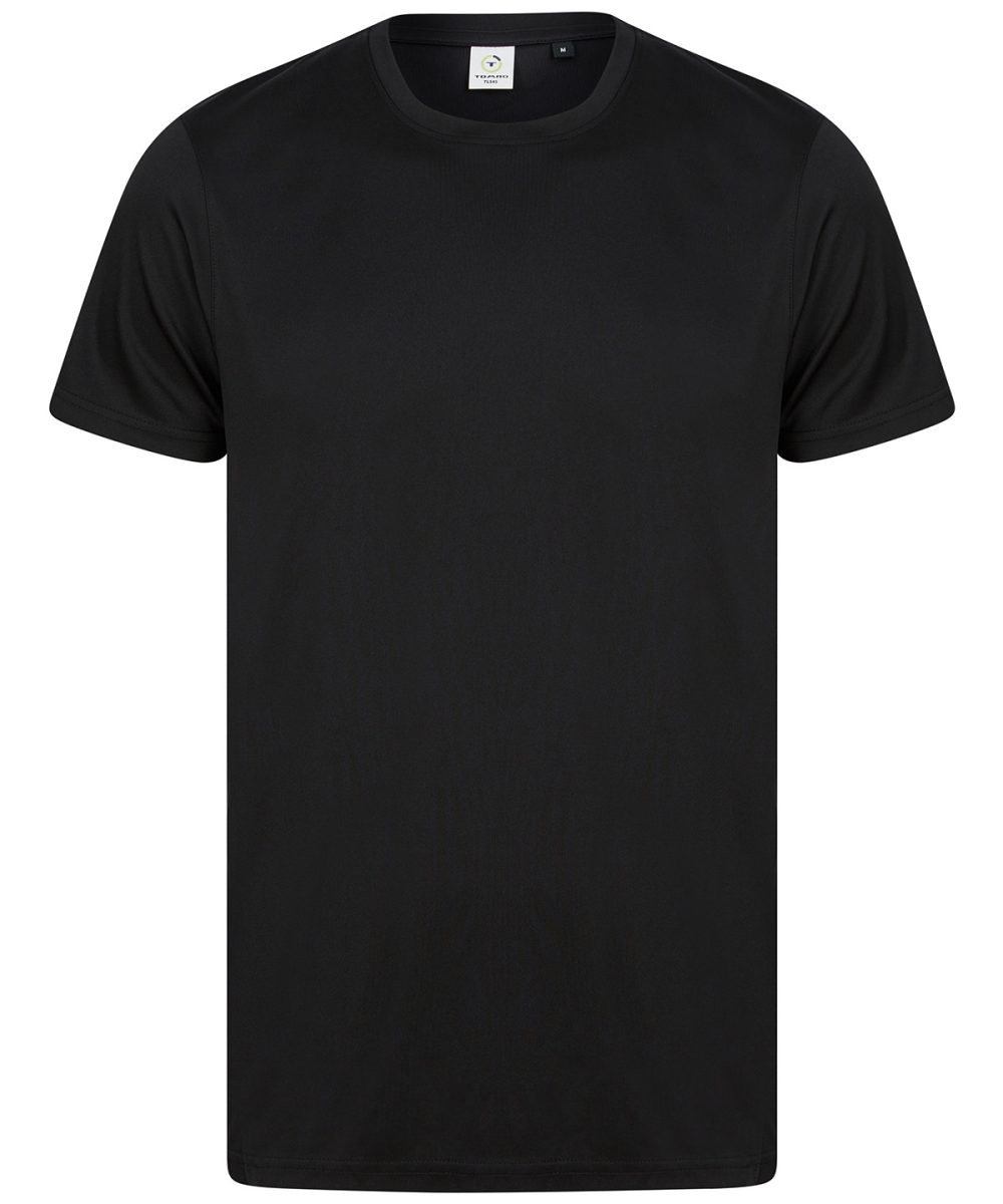 Black Recycled performance T