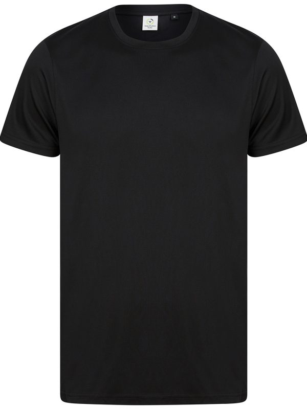 Black Recycled performance T