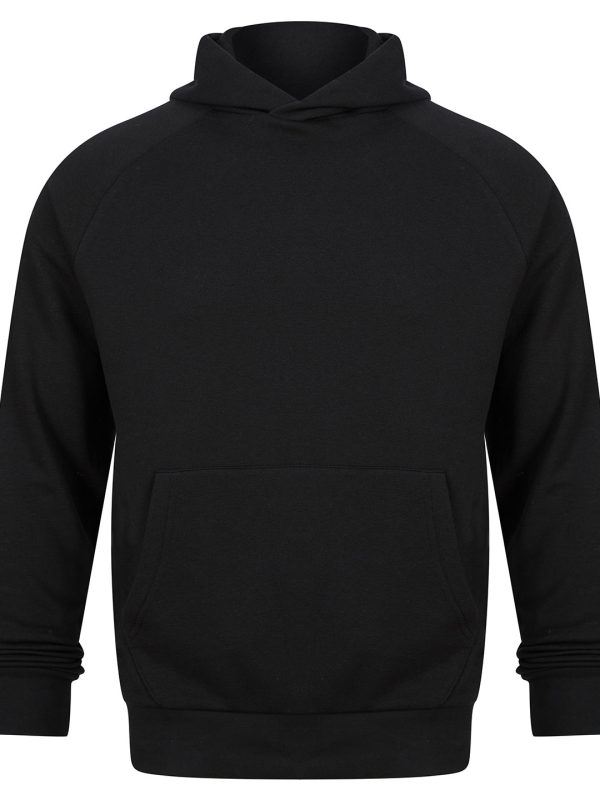 Black Unisex athleisure hoodie