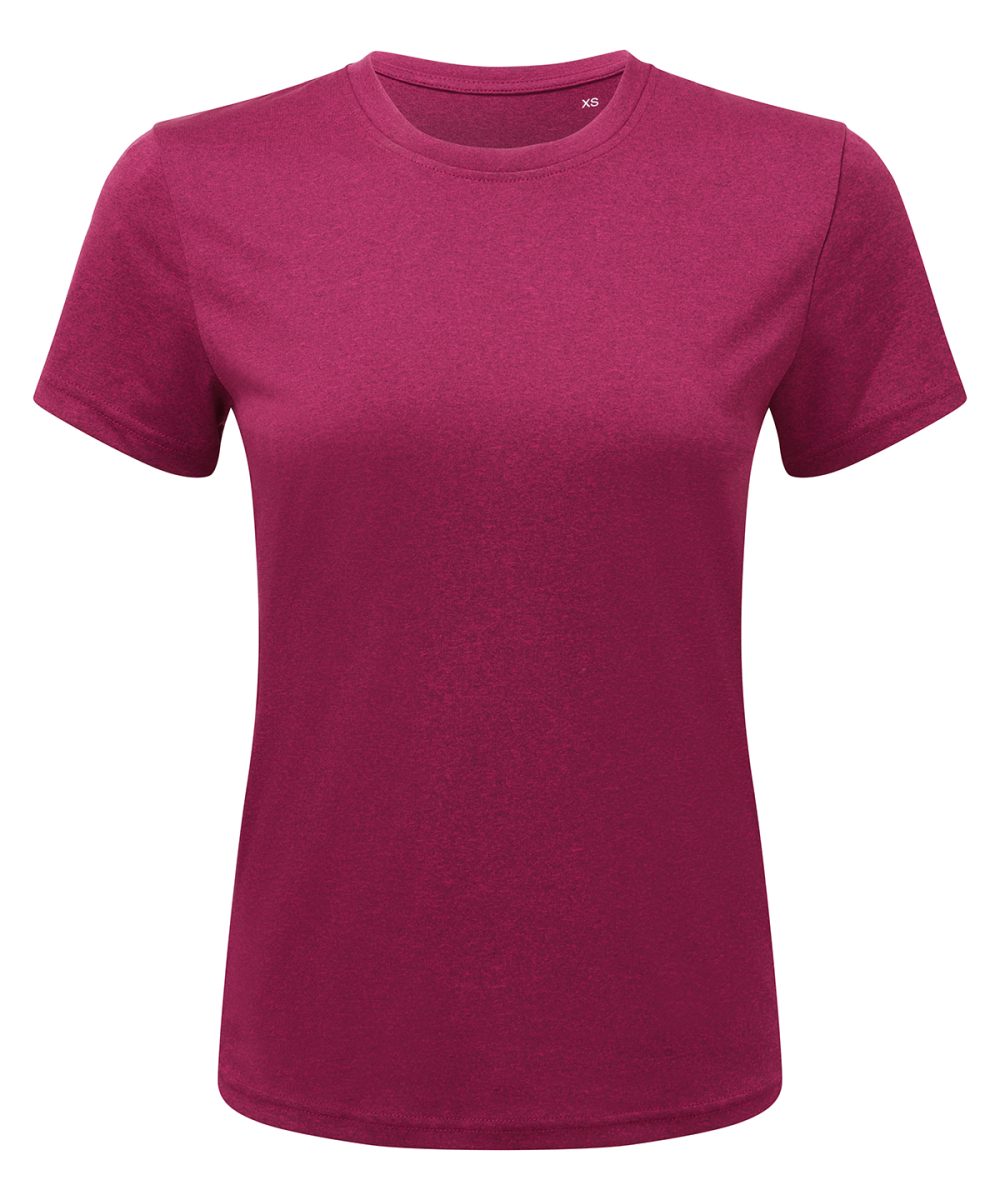 Raspberry/Black Melange Women's TriDri® performance t-shirt