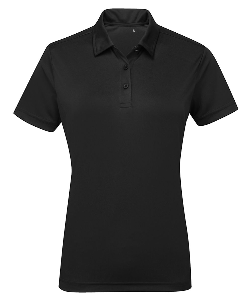 Black Women's TriDri® panelled polo