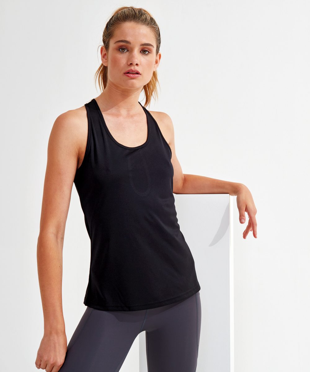 Women's TriDri® yoga knot vest