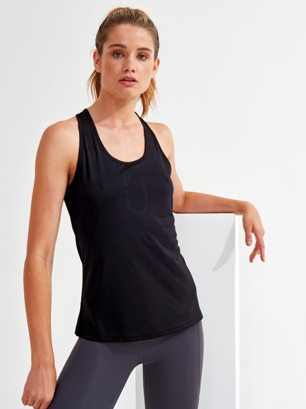 Women's TriDri® yoga knot vest