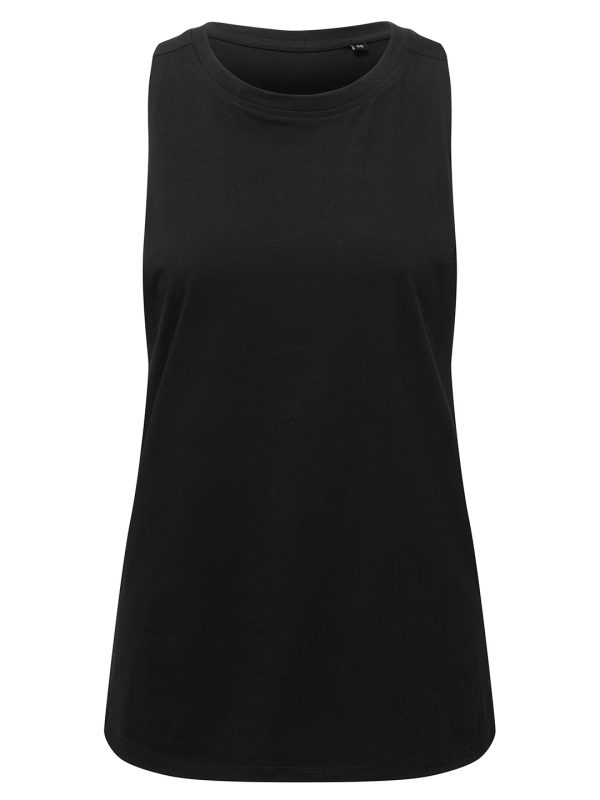 Black Women's TriDri® organic tank top