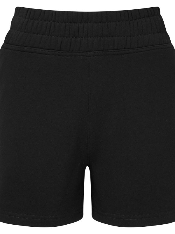 Black Women's TriDri® jogger shorts