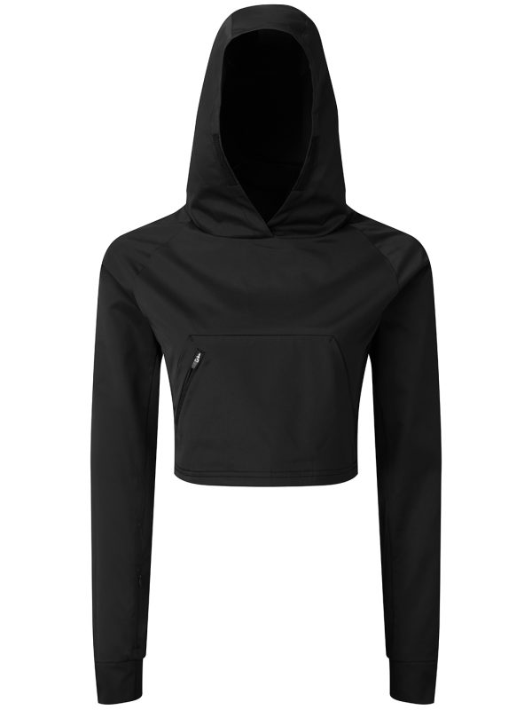 Black Women's TriDri® cropped jacket