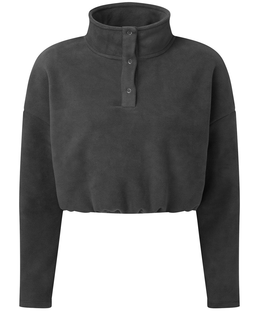 Charcoal Women's TriDri® cropped fleece