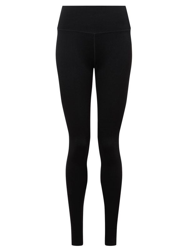 Black Women's TriDri® custom length seamless leggings