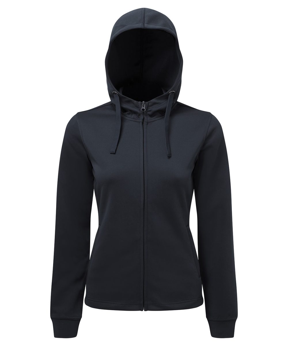 French Navy Women's TriDri® spun dyed full-zip hoodie