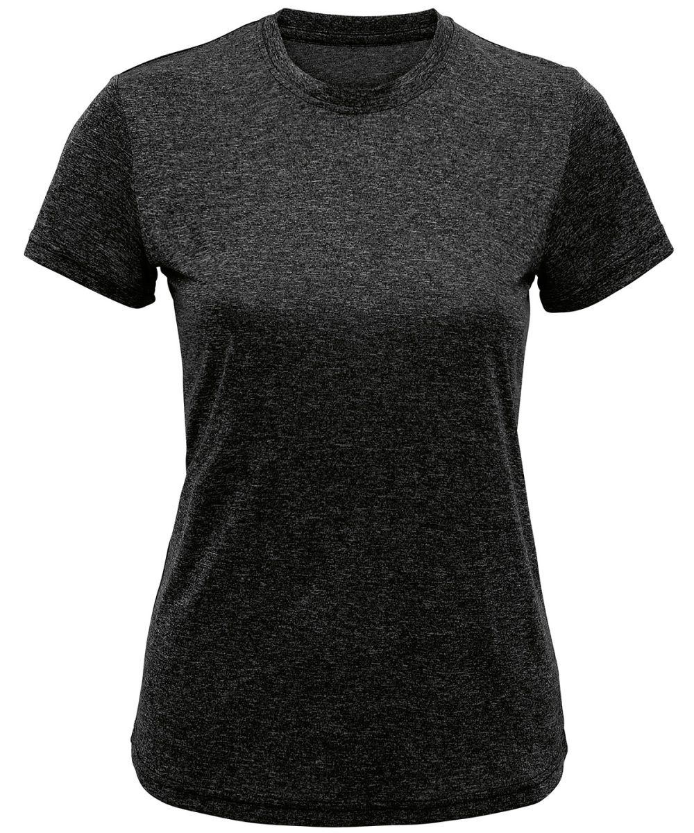 Black Melange Women's TriDri® recycled performance t-shirt