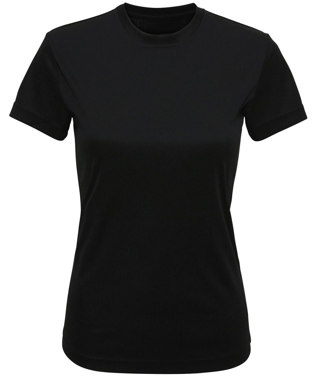 Black Women's TriDri® recycled performance t-shirt