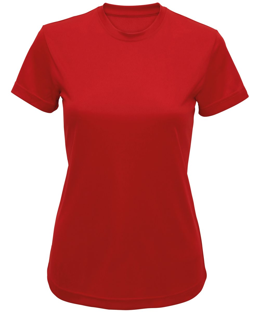 Fire Red Women's TriDri® recycled performance t-shirt