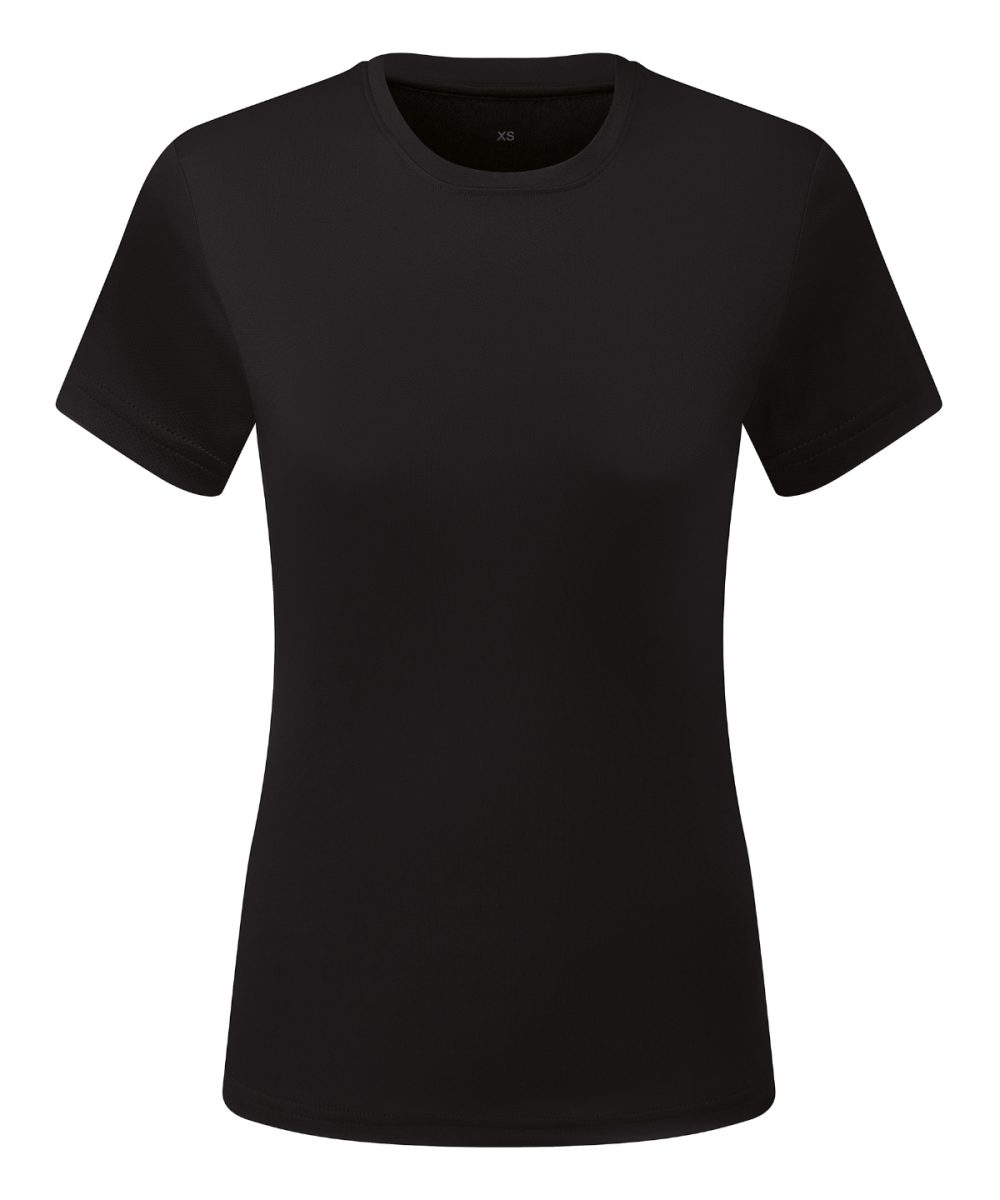 Black Women's TriDri® textured recycled tee