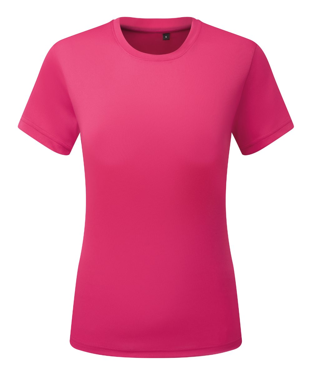 Hot Pink Women's TriDri® textured recycled tee