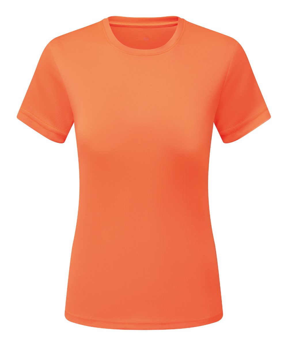 Lightning Orange Women's TriDri® textured recycled tee