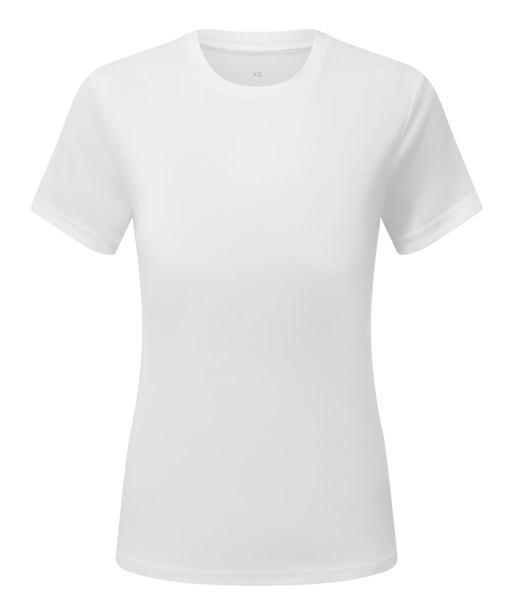 White Women's TriDri® textured recycled tee