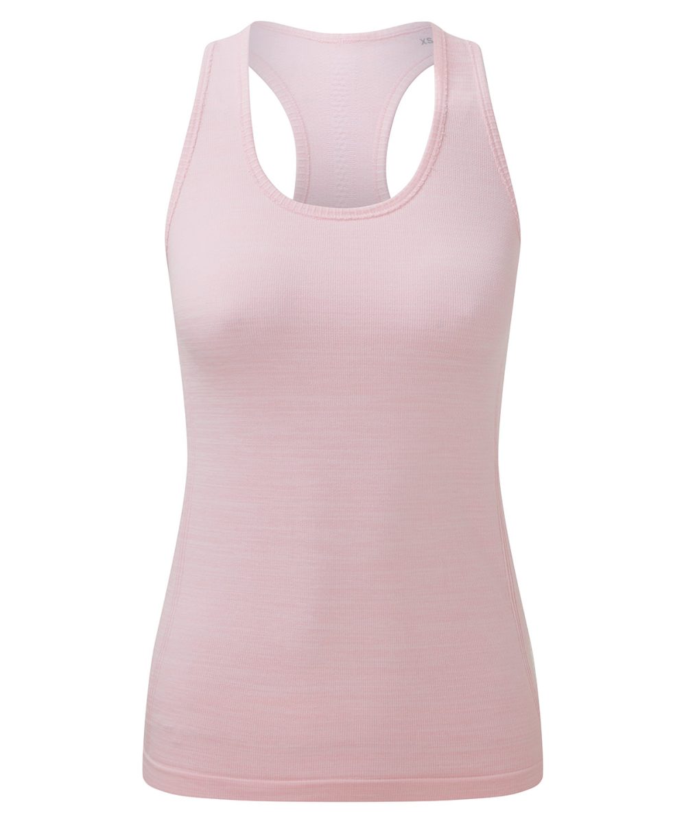 Light Pink Melange Women's TriDri® recycled seamless 3D fit multi-sport flex vest