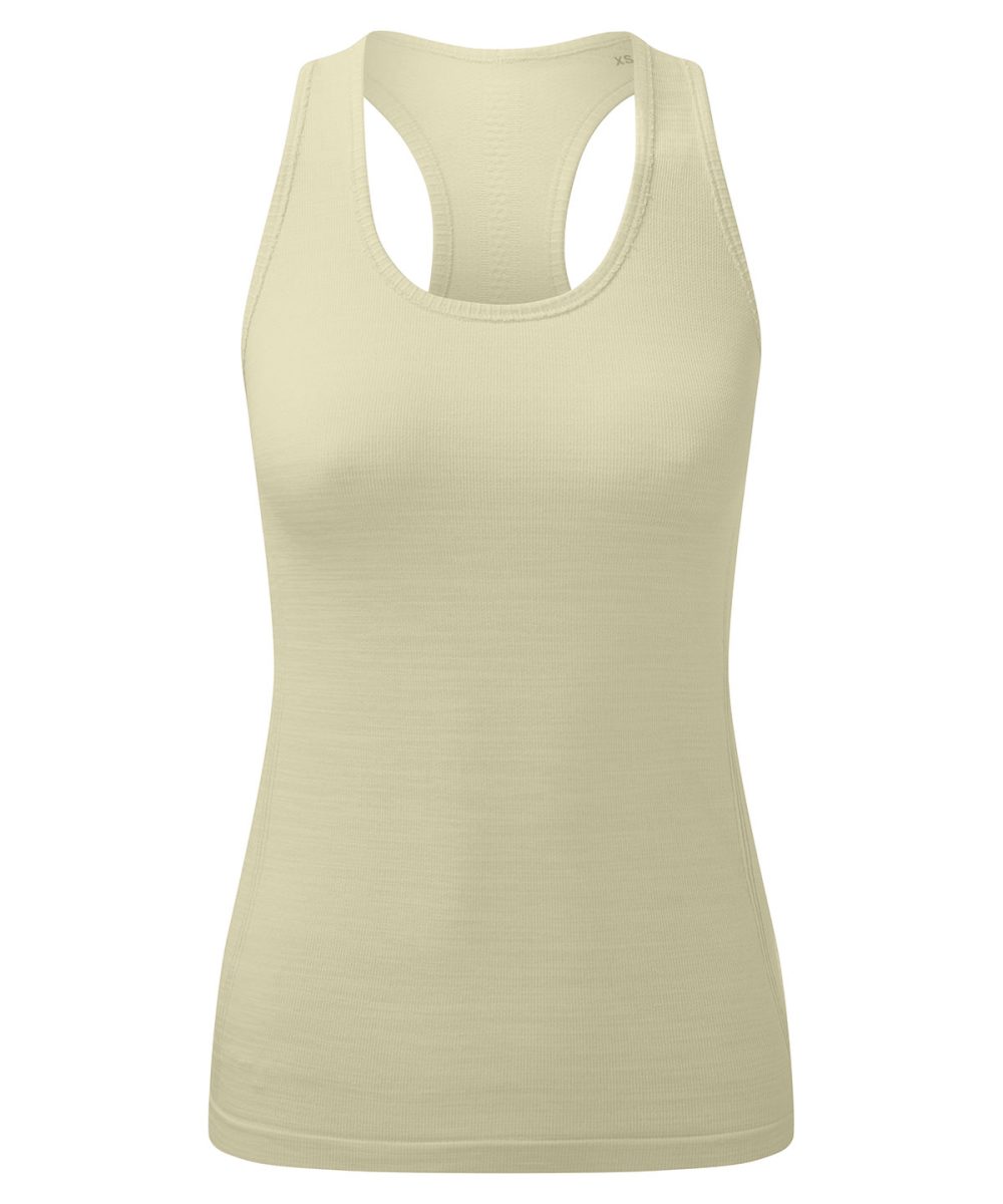 Sage Green Melange Women's TriDri® recycled seamless 3D fit multi-sport flex vest