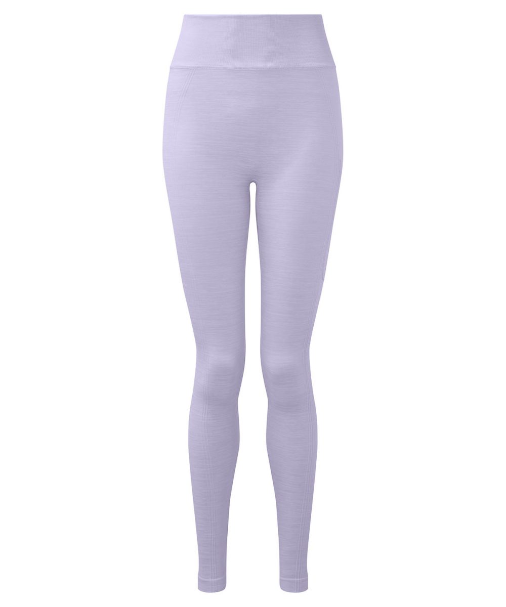 Lilac Melange Women's TriDri® recycled seamless 3D fit multi-sport flex leggings