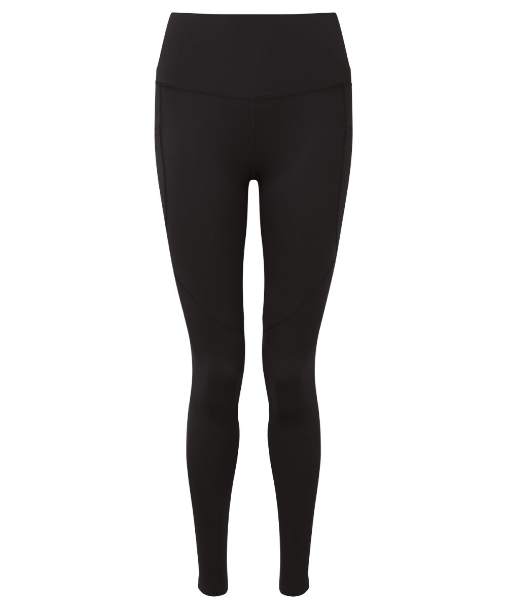 Black Women's TriDri® recycled performance full length leggings