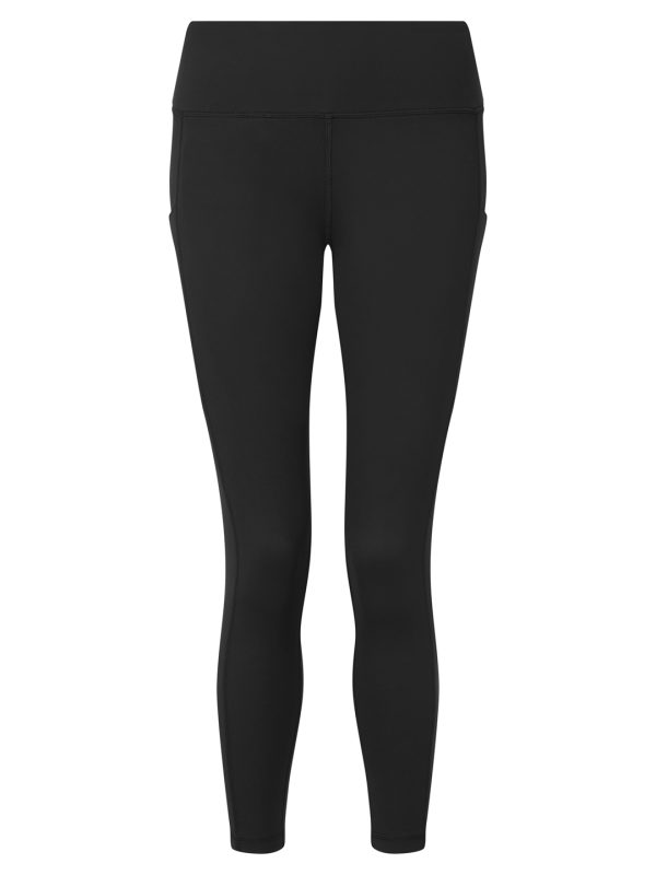 Black Women’s TriDri® recycled performance 7/8 leggings