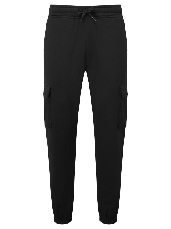 Black Unisex TriDri® cargo recycled joggers