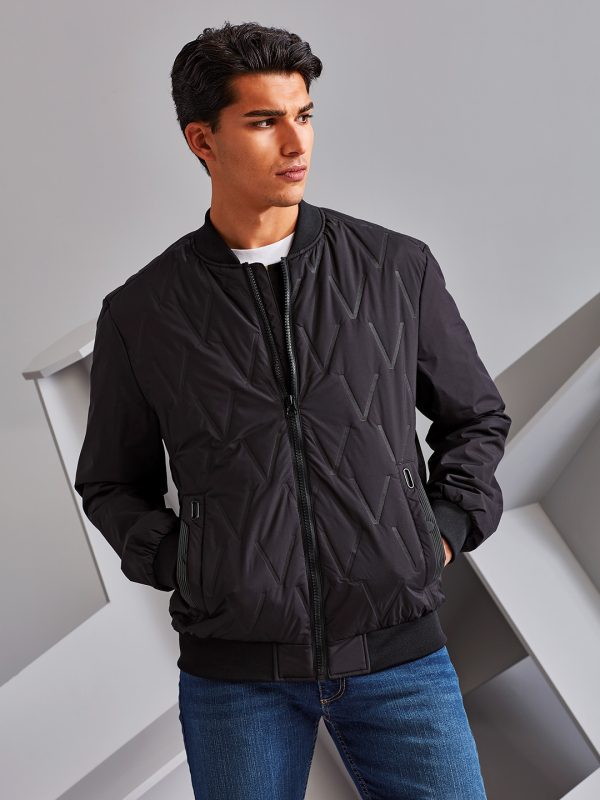 Vector moulded bomber jacket