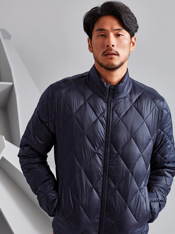 Diamond pane padded Jacket