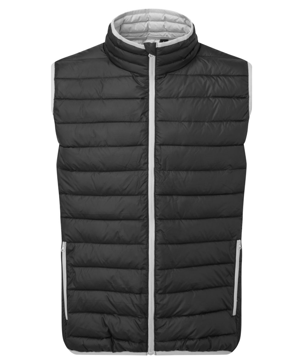 Black/Light Grey Traverse padded gilet