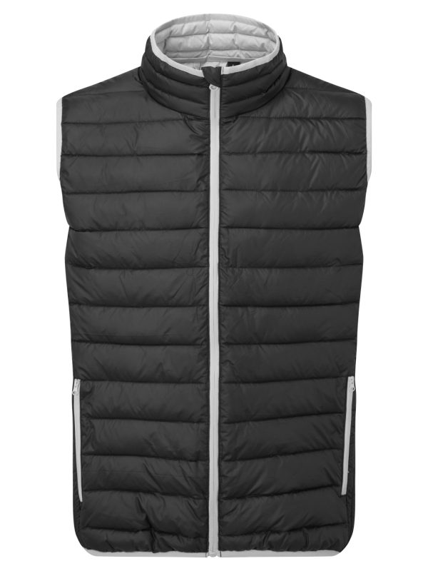 Black/Light Grey Traverse padded gilet