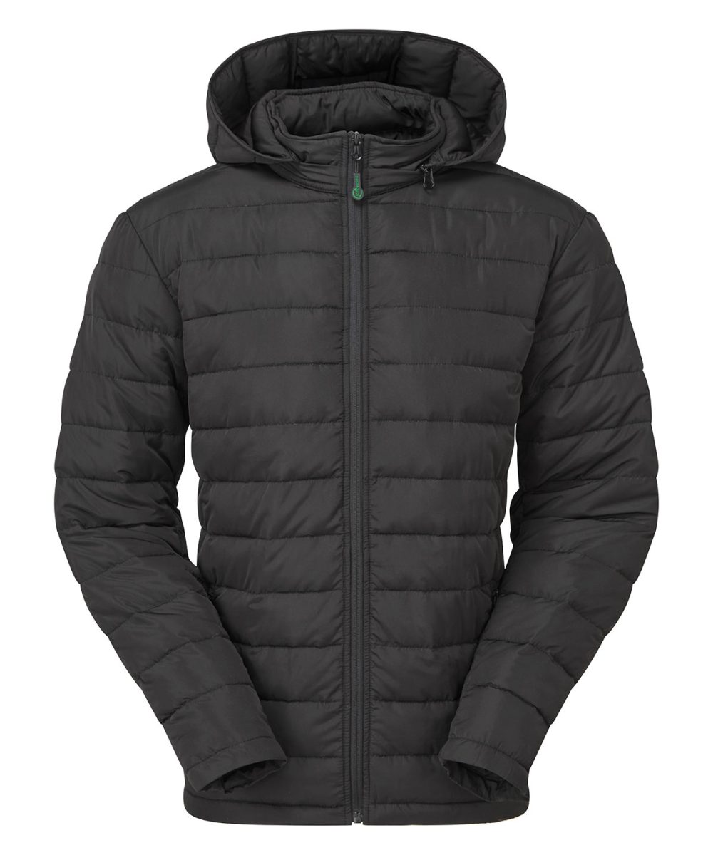 Black Delmont recycled padded jacket