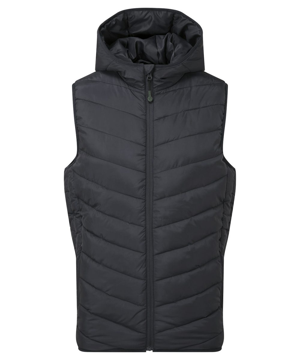 Black Taurus recycled padded bodywarmer