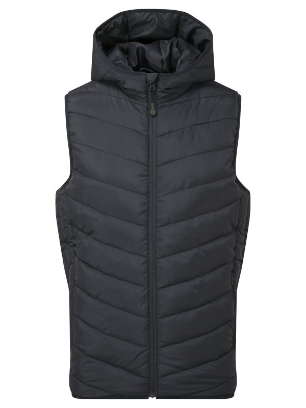 Black Taurus recycled padded bodywarmer