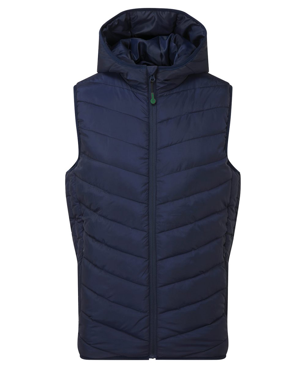 Navy Taurus recycled padded bodywarmer