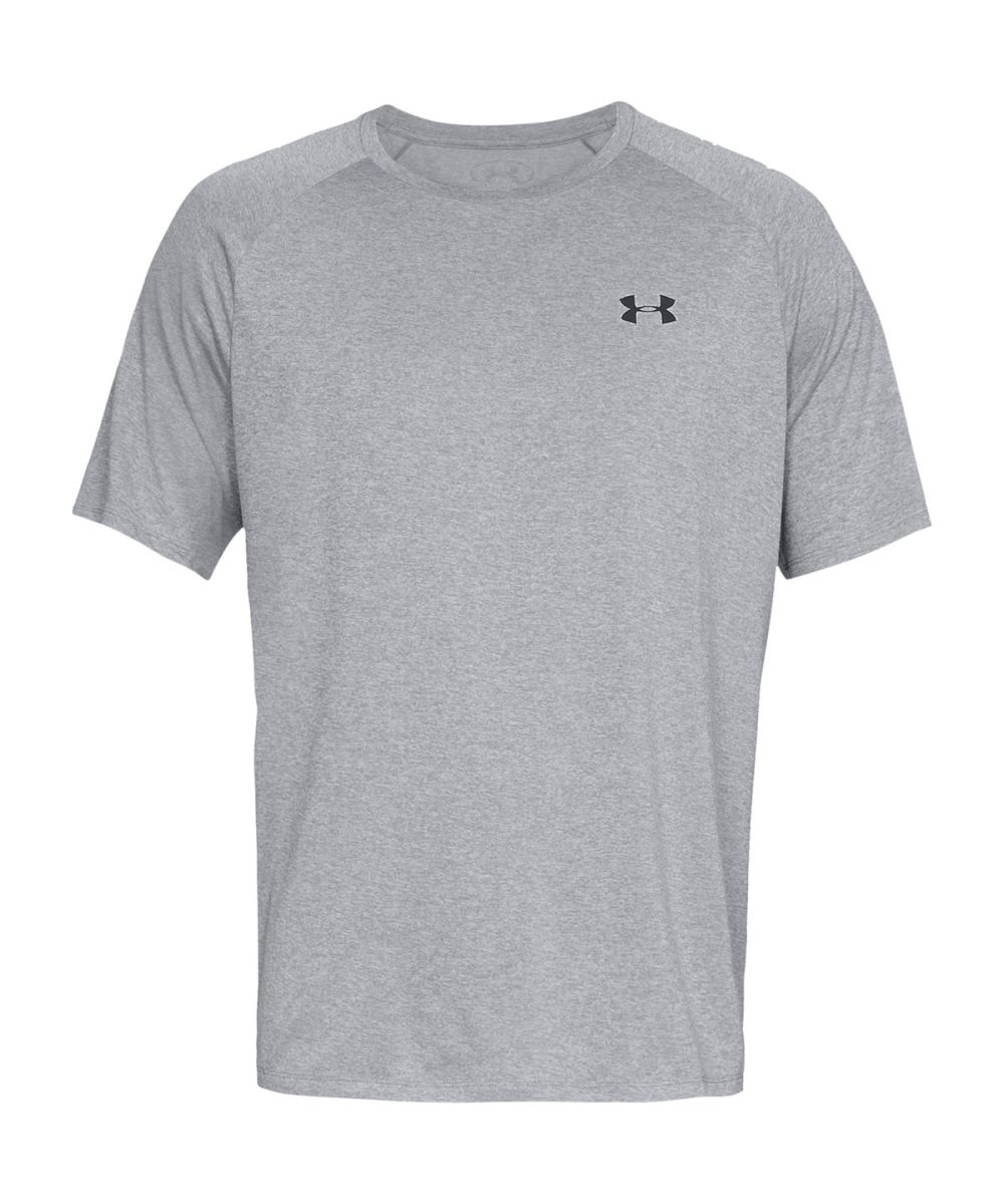 Steel Light Heather/Black Tech™ short sleeve