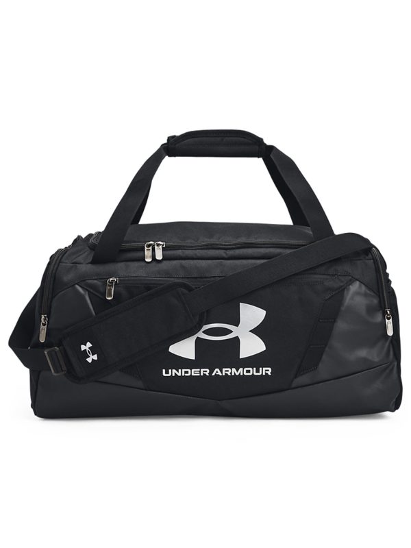 Black/Black/Metallic Silver UA Undeniable 5.0 duffle small