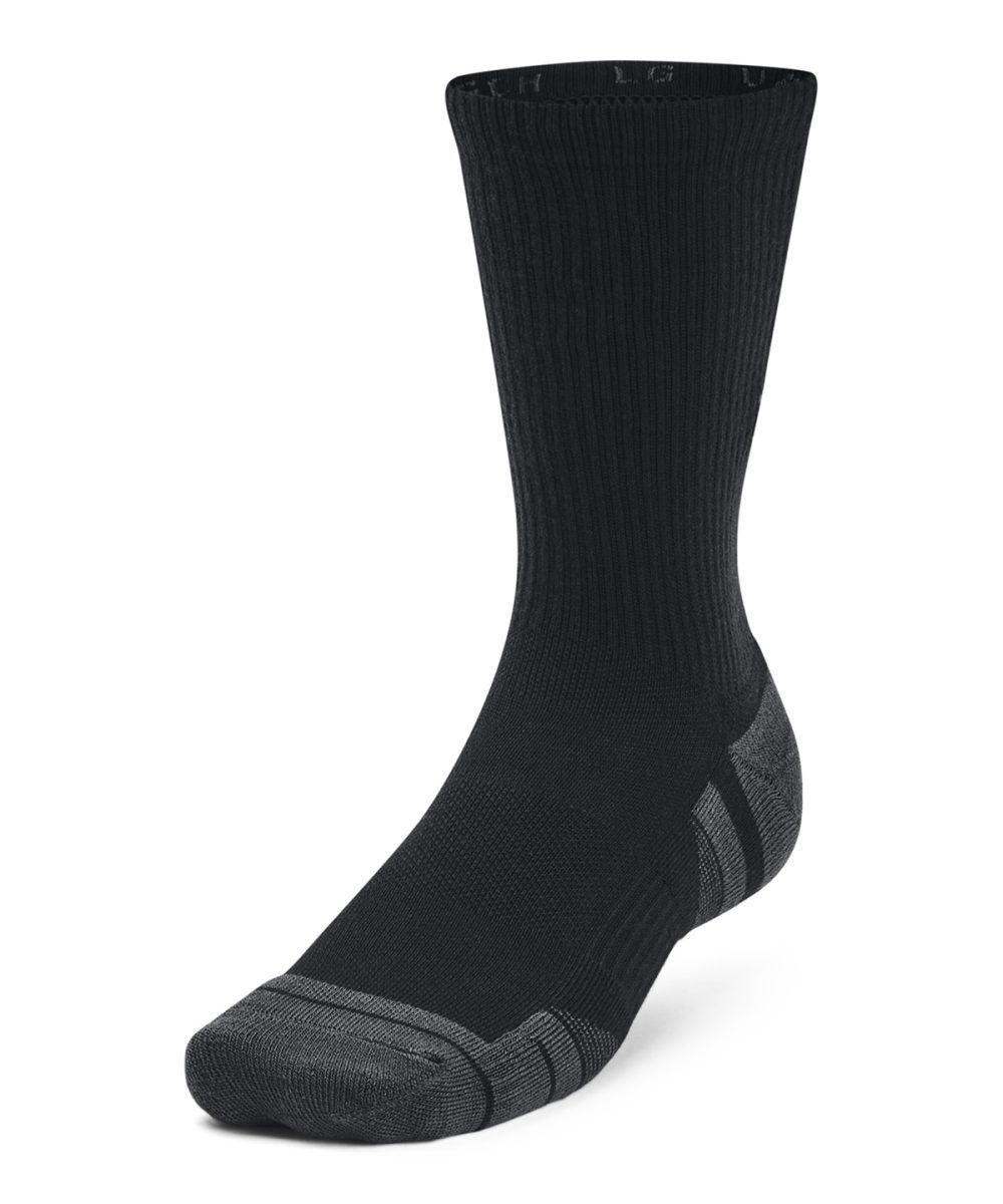 Black UA Performance tech 3-pack crew socks