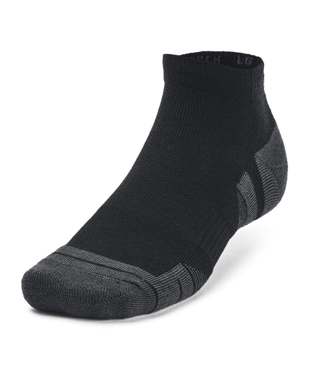 Black UA Performance tech 3-pack low cut socks