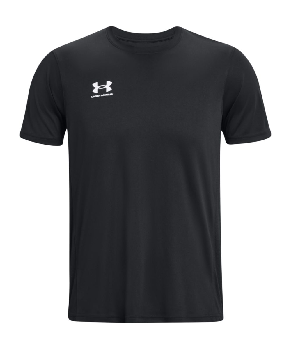 Black/White Men's UA Challenger Training Short Sleeve