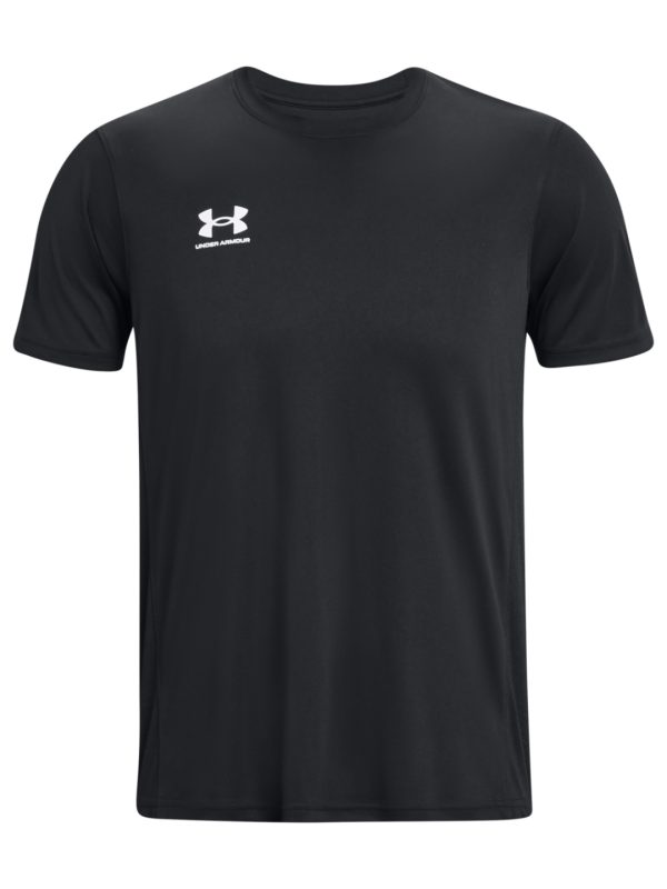 Black/White Men's UA Challenger Training Short Sleeve