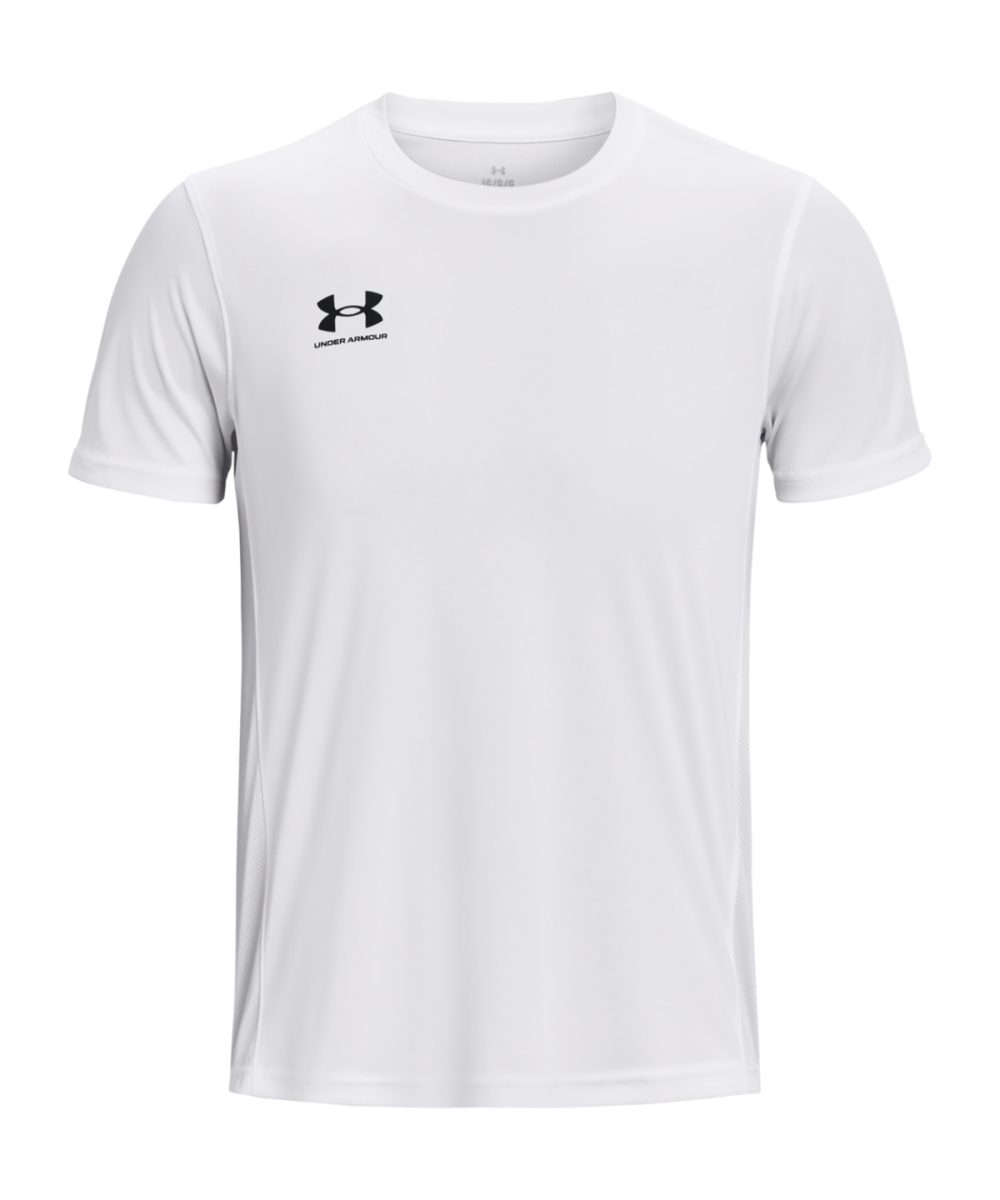 White/Black Men's UA Challenger Training Short Sleeve