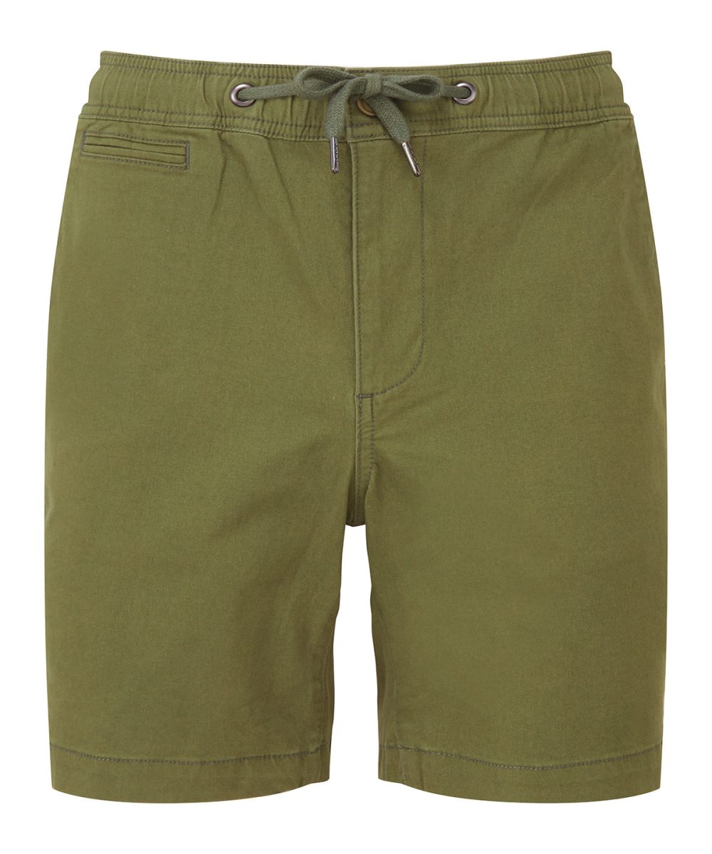 Olive Men’s drawstring chino shorts