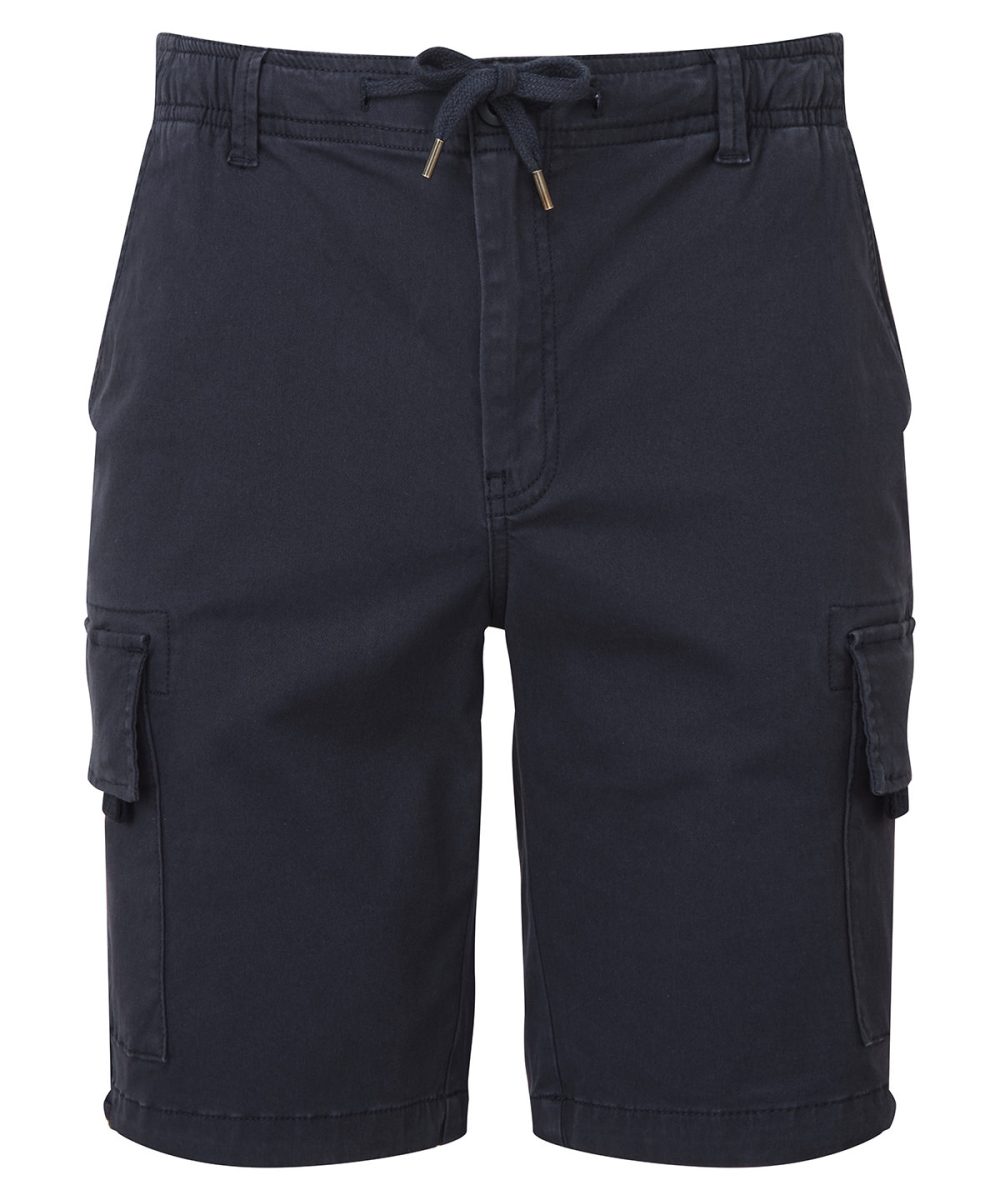 Navy Men’s drawstring cargo utility shorts