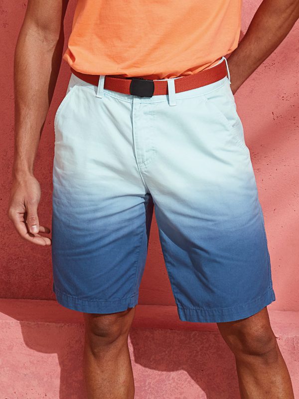 Men’s dip-dye shorts