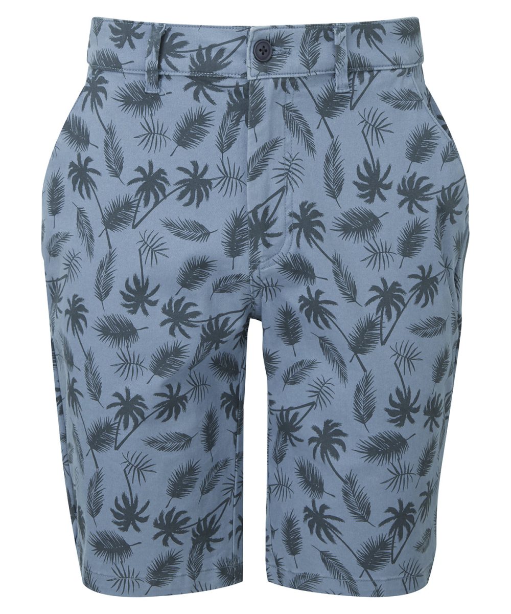 Blue Men’s palm print shorts