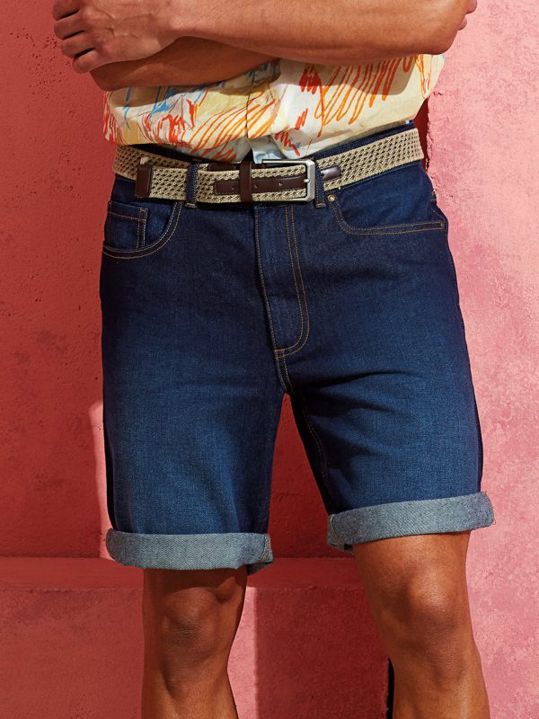 Men’s denim shorts