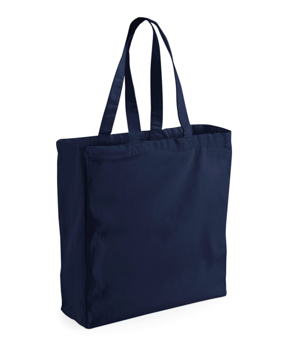 French Navy Canvas classic shopper