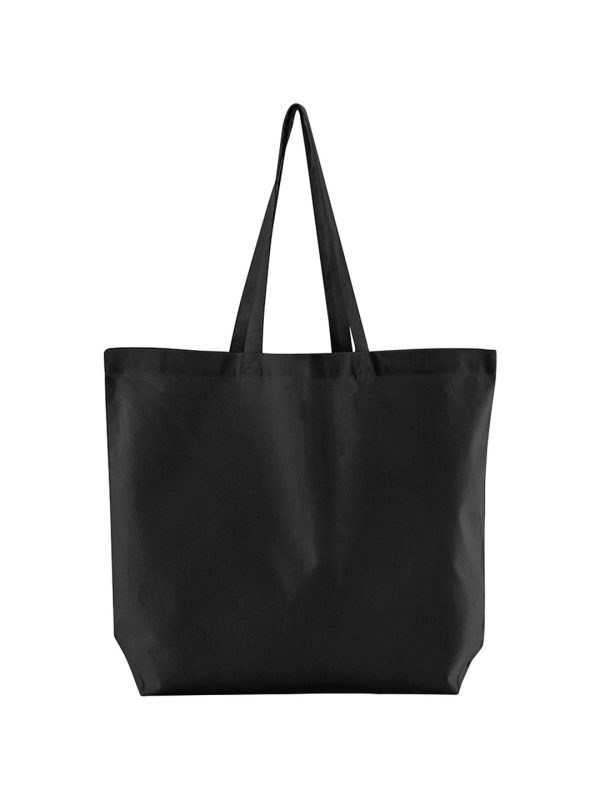 Black Organic cotton InCo. maxi bag for life