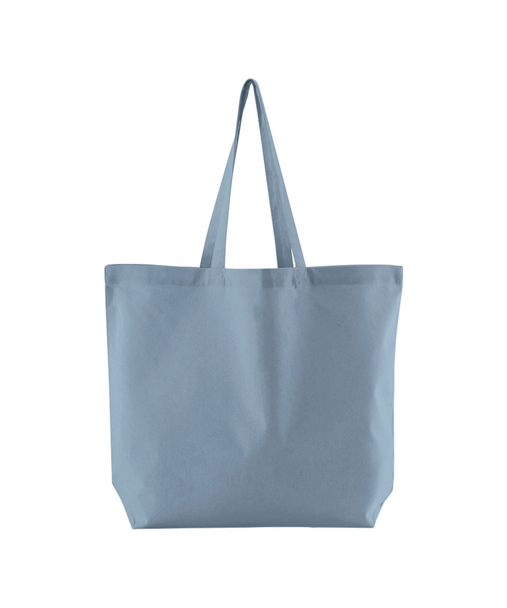 Dusty Blue Organic cotton InCo. maxi bag for life