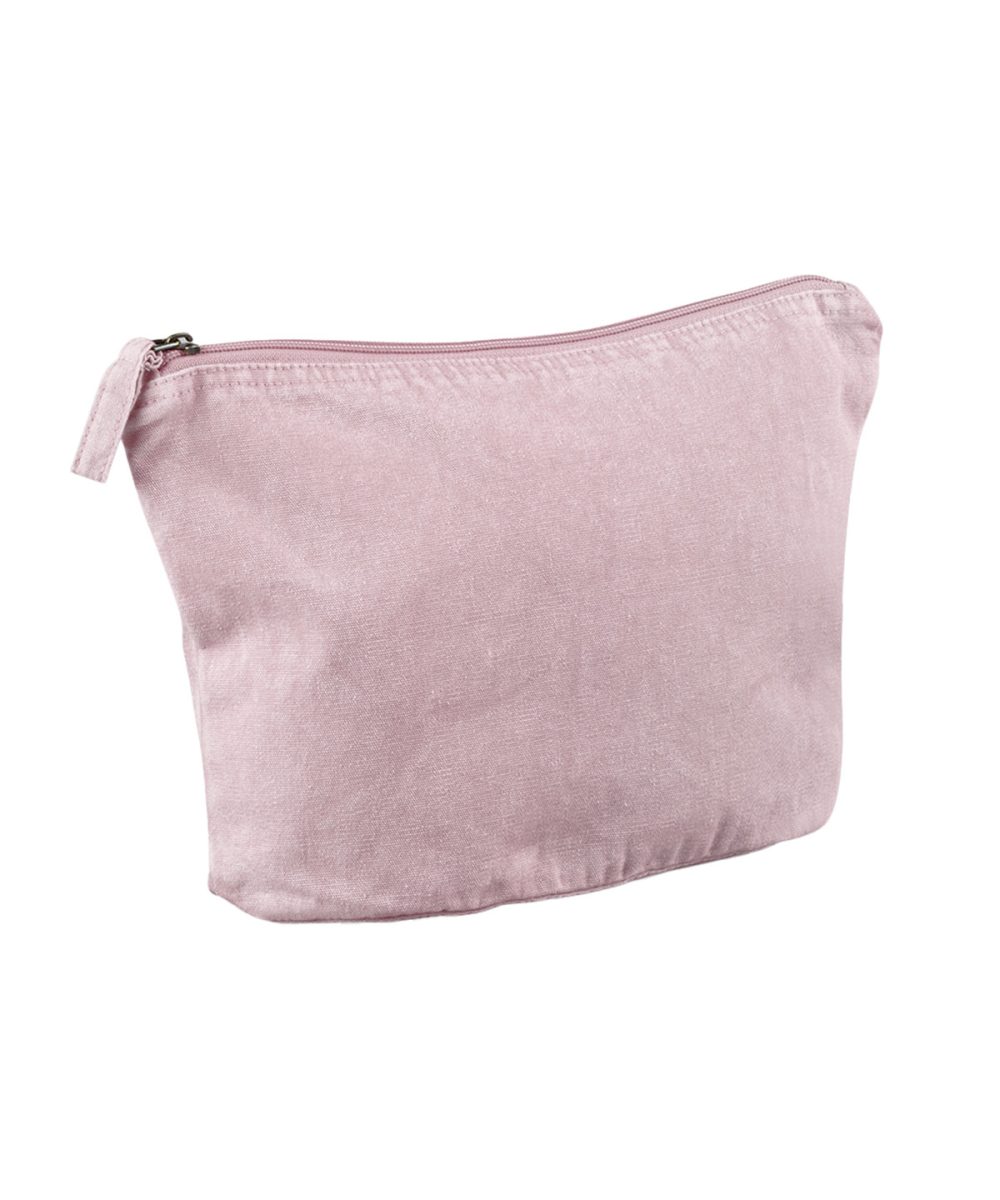 Vintage Dusky Pink Garment-dyed accessory bag